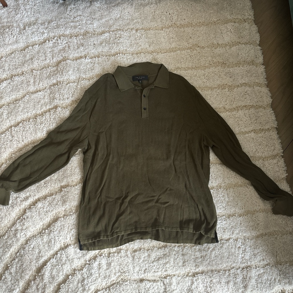 Olive Green Men's Polo Shirt